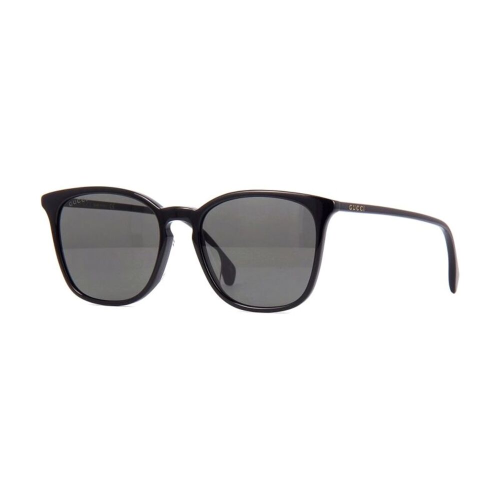 Gucci Sunglasses Square Full Rim, Black Frame and Grey Lens GG0547SK001